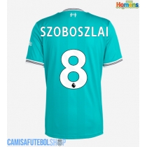 Camisa de time de futebol Liverpool Dominik Szoboszlai #8 Replicas 3º Equipamento 2025-26 Manga Curta